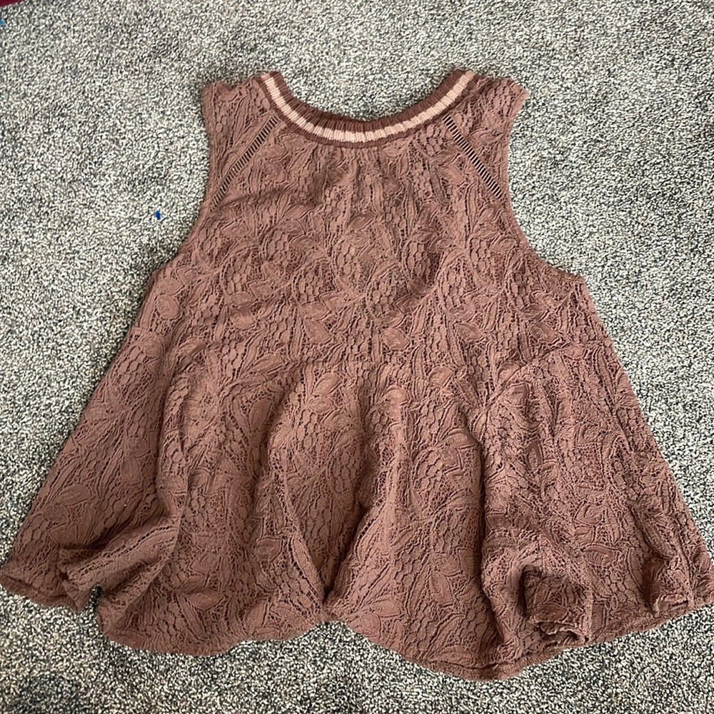 Free people lace tank - L